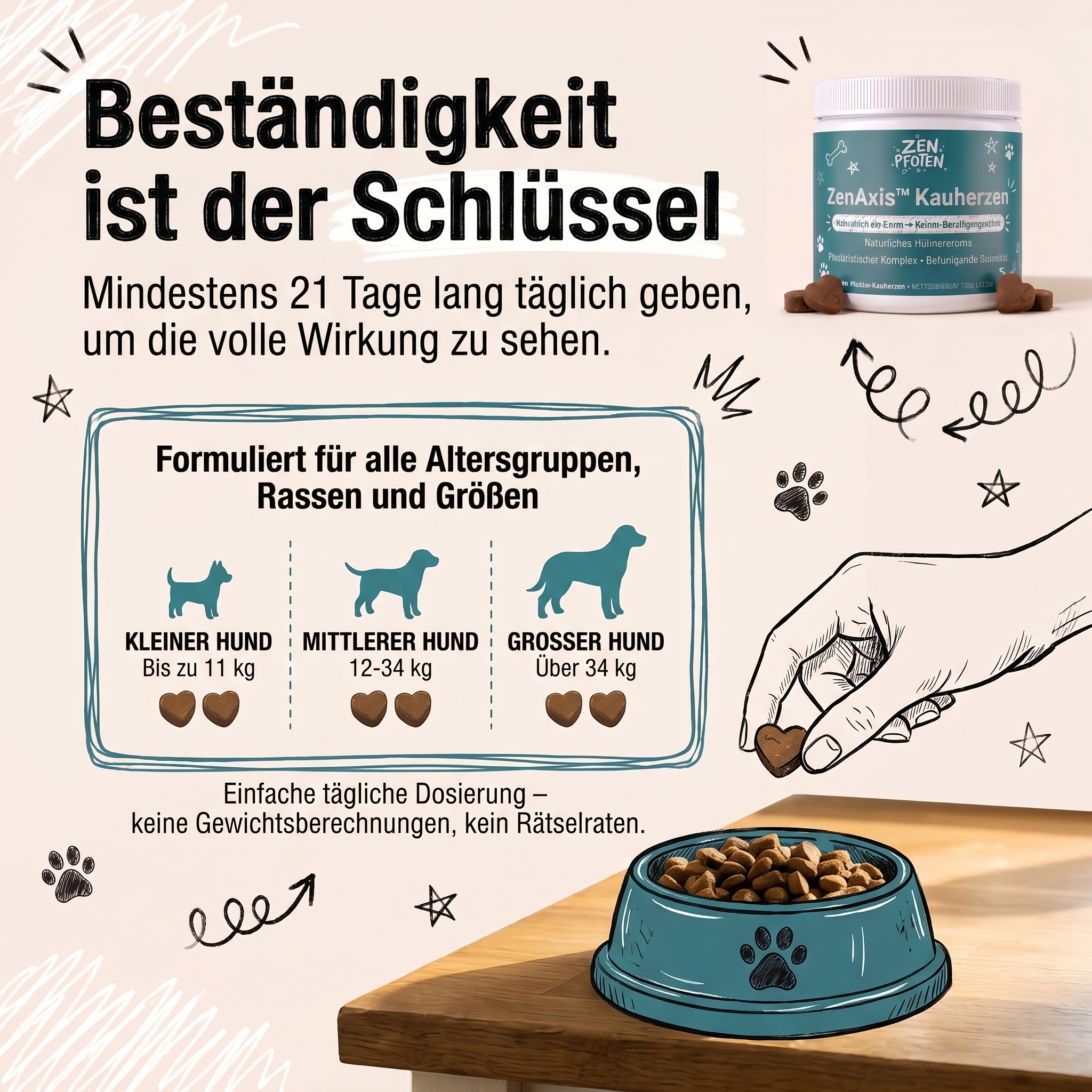 ZenPfoten Postbiotische Kausnacks